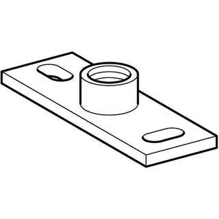 Geberit Deckenplatte mit Muffe 1/2" für PE-Rohr, 362.826.26.1 – Bild 3