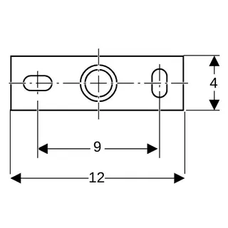 Geberit Deckenplatte mit Muffe 1/2" für PE-Rohr, 362.826.26.1 – Bild 5