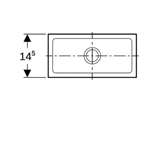 Geberit Trichter rechteckig 50mm 352.389.08.1 grau – Bild 5