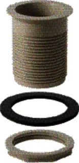 Geberit Ablaufventil m.Rundgewinde 60mm x 1/8", 352.328.08.1 grau