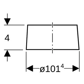 Geberit PE-Stützring PE auf Guss 359.459.00.1. 110mm – Bild 4