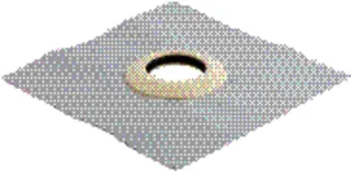 Geberit Feuchtigkeitsschutz 90mm 366.674.00.1 m.Sarnafilfolie (PVC)