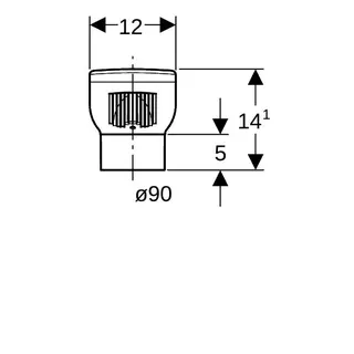 Geberit Belüftungsventil BON-AIR GRB90 f.Geberit PE d75/110, 90mm, 310.006.00.1 – Bild 5
