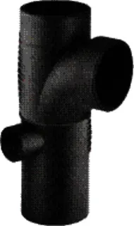 Geberit Silent-db20 Kombi-EckabzweigMAX 88.5 Grad, links, 100/100/56