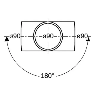 Geberit db20 Doppelabzweig MAX 88,5 DN 90 (d = 90) 308.082.14.1 – Bild 5