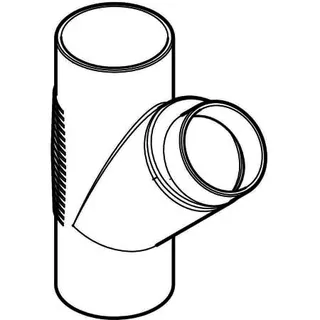 Geberit db20 Abzweig 45 Grad DN 150/100 (d = 160/110) 315.104.14.1 – Bild 3