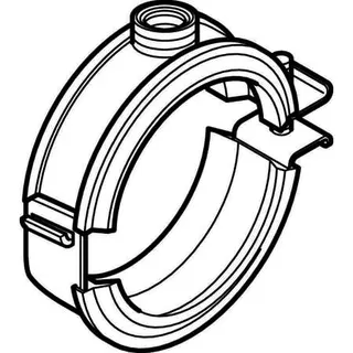 Geberit db20 Rohrschelle mit Dämmeinlage DN 80 (d=90) 1/2" 308.812.26.1 – Bild 3