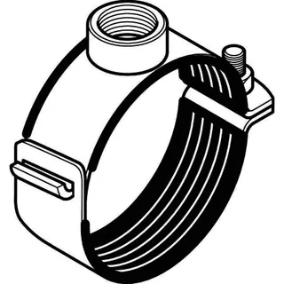 Geberit db20 Rohrschelle mit Dämmeinlage DN 150 (d=178) 1" 315.813.26.1 – Bild 3