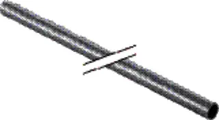 Geberit Gewinderohr 1/2" 1m lang 362.857.26.1