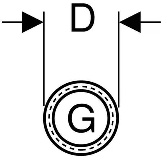 Geberit Gewinderohr 1/2" 1m lang 362.857.26.1 – Bild 3