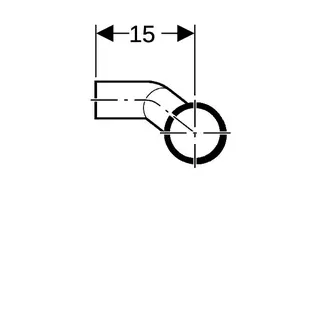 Geberit db20 Abzweig für Bidet, DU/BW, rechts, 308.052.14.1 – Bild 5