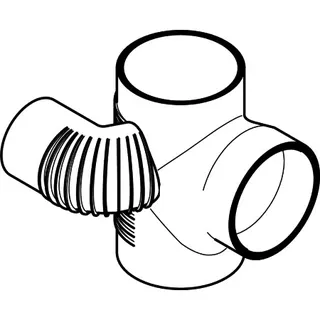 Geberit db20 Schachtabzweig DN100/100/70 (d = 110/110/75) rechts, 310.171.14.1 – Bild 3