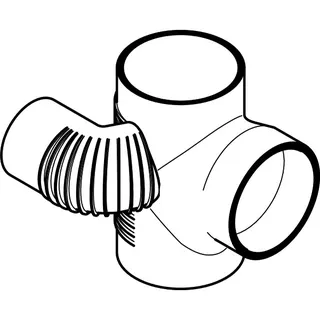 Geberit db20 Schachtabzweig DN 100/80/70 (d = 110/90/75) rechts, 310.871.14.1 – Bild 3