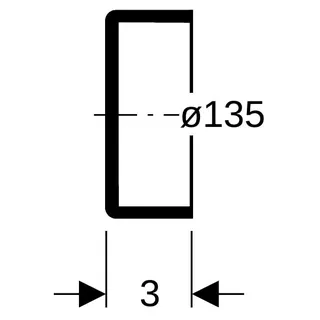Geberit db20 Enddeckel DN 125 (d 135) 312.005.14.1 – Bild 4