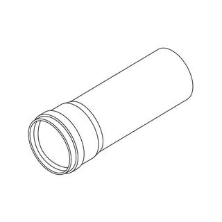 RAUPIANO PLUS Abflussrohr DN 200, Baulänge 2000 mm – Bild 3