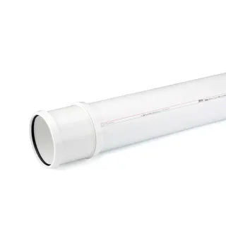RAUPIANO PLUS Abflussrohr DN 200, Baulänge 1000 mm