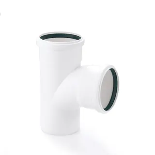 RAUPIANO PLUS Einfachabzweig DN 90/90, 87 Grad, max flow