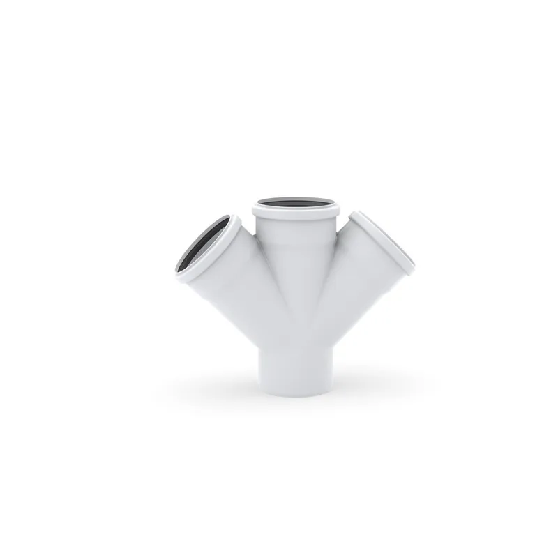 RAUPIANO PLUS Doppelabzweig DN 125/110/110, 45 Grad