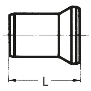 REHAU Klosettstutzen DN 110, Länge 150 mm – Bild 3