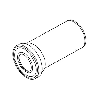 REHAU Klosettstutzen DN 110, Länge 150 mm – Bild 2