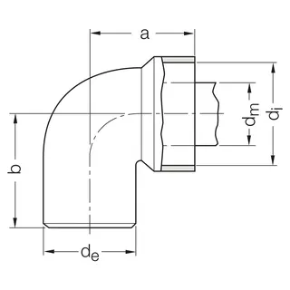 RAUPIANO PLUS Siphonwinkel DN 50/50 – Bild 3