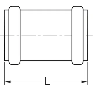 REHAU-RAUPIANO Plus-Überschiebmuffe DN 75, 11215741001 – Bild 3