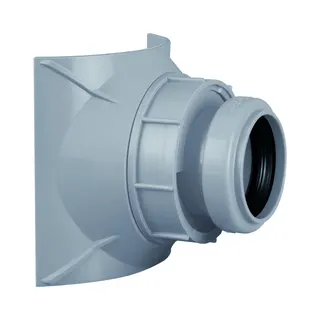 airfit Schraubabzweig DN 125/40 grau , Z-42.1-603