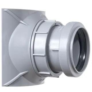 airfit Schraubabzweig DN 90/50 grau , Z-42.1-603
