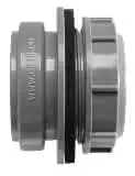 airfit Anschraub-Muffe DN 50, grau aus PP