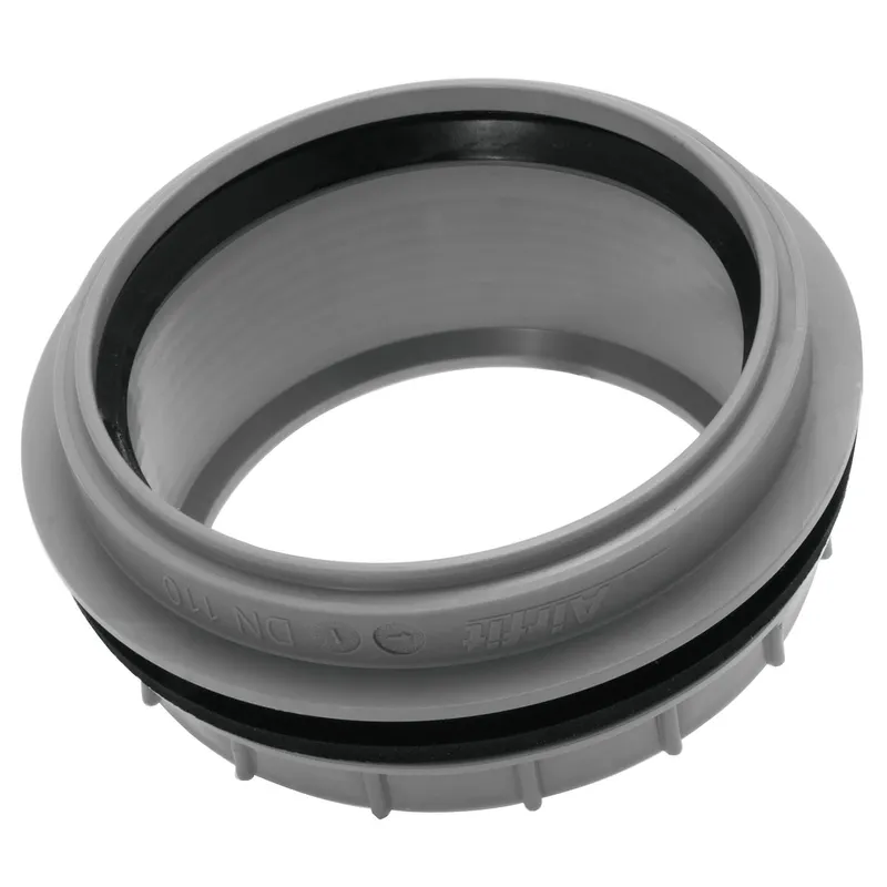 airfit Anschraub-Muffe DN 110, grau Rohranschluss für Behälter