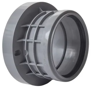 airfit PP-Flansch-Adapter DN 110/110 aus PP, Lochabstand 125-143mm
