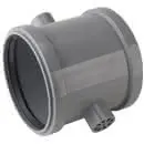 airfit PP-Doppelschiebemuffe Plus DN 110 für HT-Rohre, grau