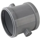 airfit PP-Doppelschiebemuffe Plus DN 160 für HT-Rohre, grau