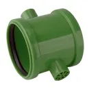 airfit PP-Doppelschiebemuffe Plus DN 125 für KG-Rohr, grün
