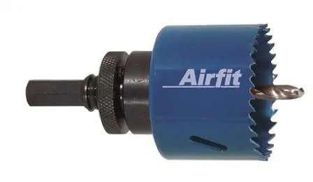 airfit Kreisschneider 57mm, HSS Bimetall ohne Aufnahme, für Kunststoff u. Metall
