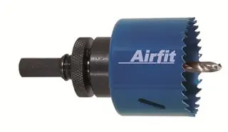airfit Kreisschneider 57mm, HSS Bimetall ohne Aufnahme, für Kunststoff u. Metall