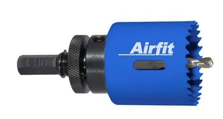 airfit Kreisschneider 48mm, HSS Bimetall mit Aufnahme, für Kunststoff u. Metall