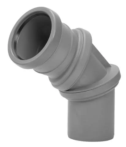 airfit Universal-Rohrbogen, eine Muffe DN 40, grau