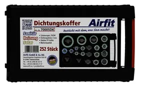 airfit Universal-Dichtungskoffer für Sanitär, Heizung, Solar, Gas
