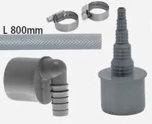 airfit Kondensat-Set bestehend aus: Schlauchwinkel DN 50,
