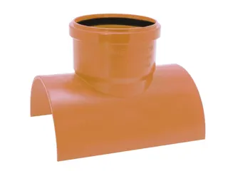 airfit Klebeabzweig 90 Grad, DN 160/110 aus PVC-U