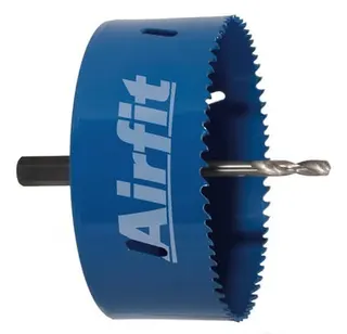 airfit Kreisschneider 110mm,HSS Bimetall mit Aufnahme, für Kunststoff u. Metall