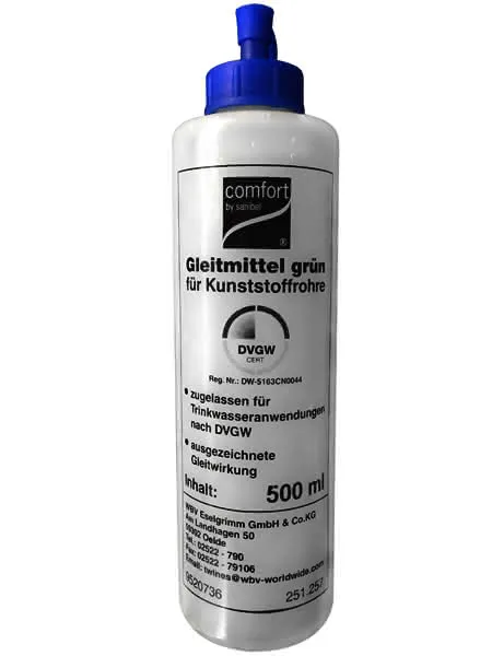 comfort-Gleitmittel 500ml-Flasche grün