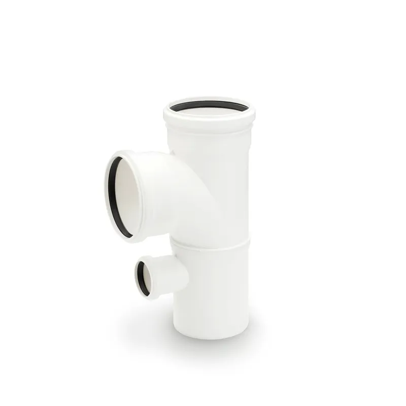 RAUPIANO PLUS Doppelabzweig einseitig DN 110/110/50, 87 Grad, max flow