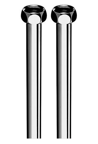 SCHELL Kupferrohr-Garnitur d:16mm 500mm chrom 1/2" ÜM f.Elektrospeicher, 2er-Set