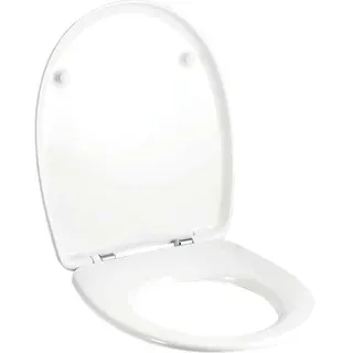 Geberit Virto WC-Sitz, weiß Scharniere verchromt mit Absenkautomatik – Bild 2
