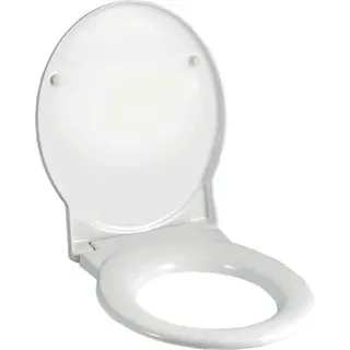 Geberit Joly WC-Sitz, weiß Scharniere Edelstahl – Bild 2