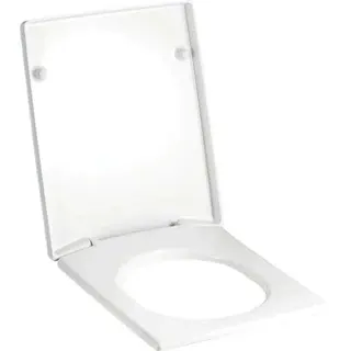 Geberit Preciosa II WC-Sitz, weiß Scharniere verchromt mit Absenkautomatik – Bild 2
