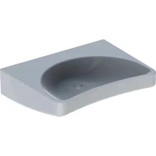 Geberit Paracelsus Waschtisch barrierefrei 64x49cm, ohne Hahnloch, ohne Überlauf, weiß, KeraTect – Bild 2