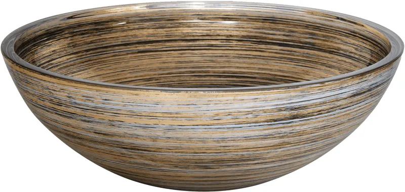 GD AufsatzGraf.2.0 34,#Graffiti2.0 34BG Schwarz-Gold-Elfenbein, D34,0 x H 12,5